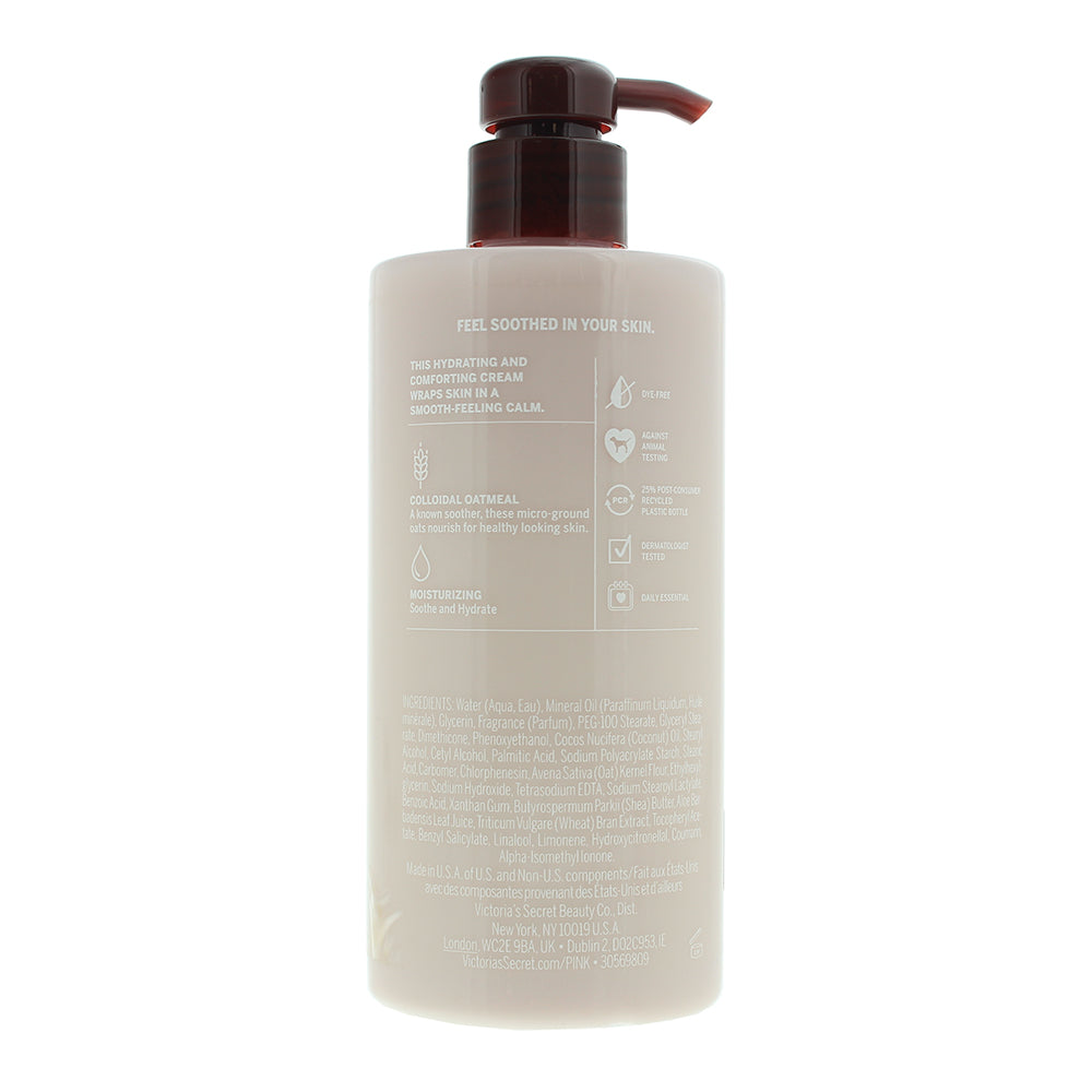 Victoria's Secret Pink Oat Lotion Soothing Body Lotion 414ml - Ingredients