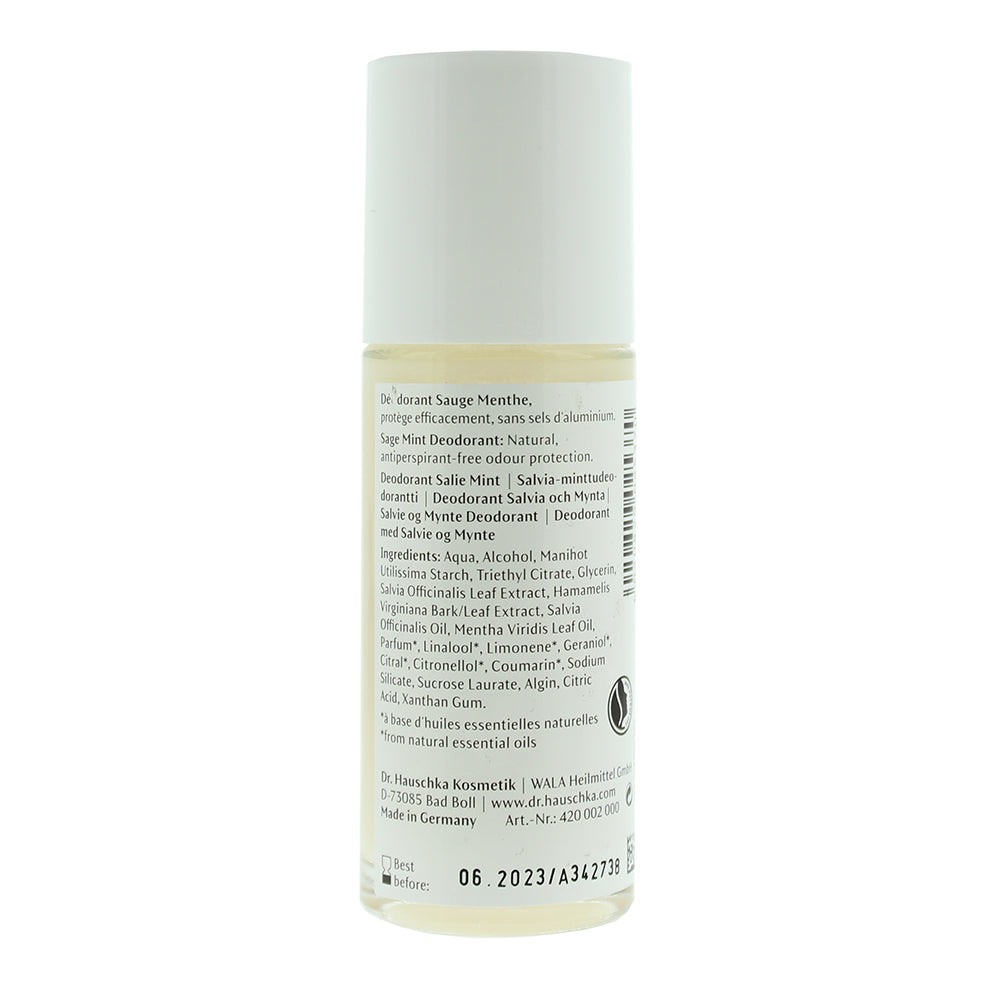 Dr. Hauschka Sage Mint Deodorant Roll-On 50ml - Ingredients