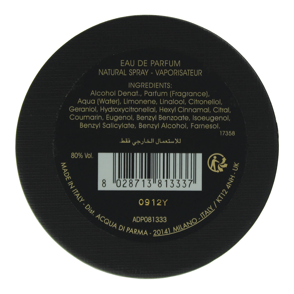 Acqua Di Parma Magnolia Infinita Eau de Parfum 100ml - Ingredients