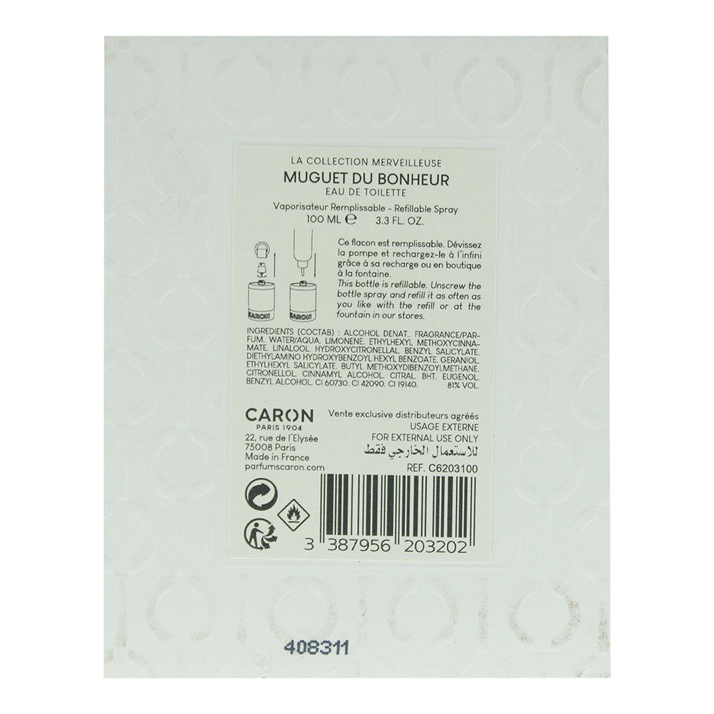 Caron Muguet Du Bonheur Eau de Toilette 100ml