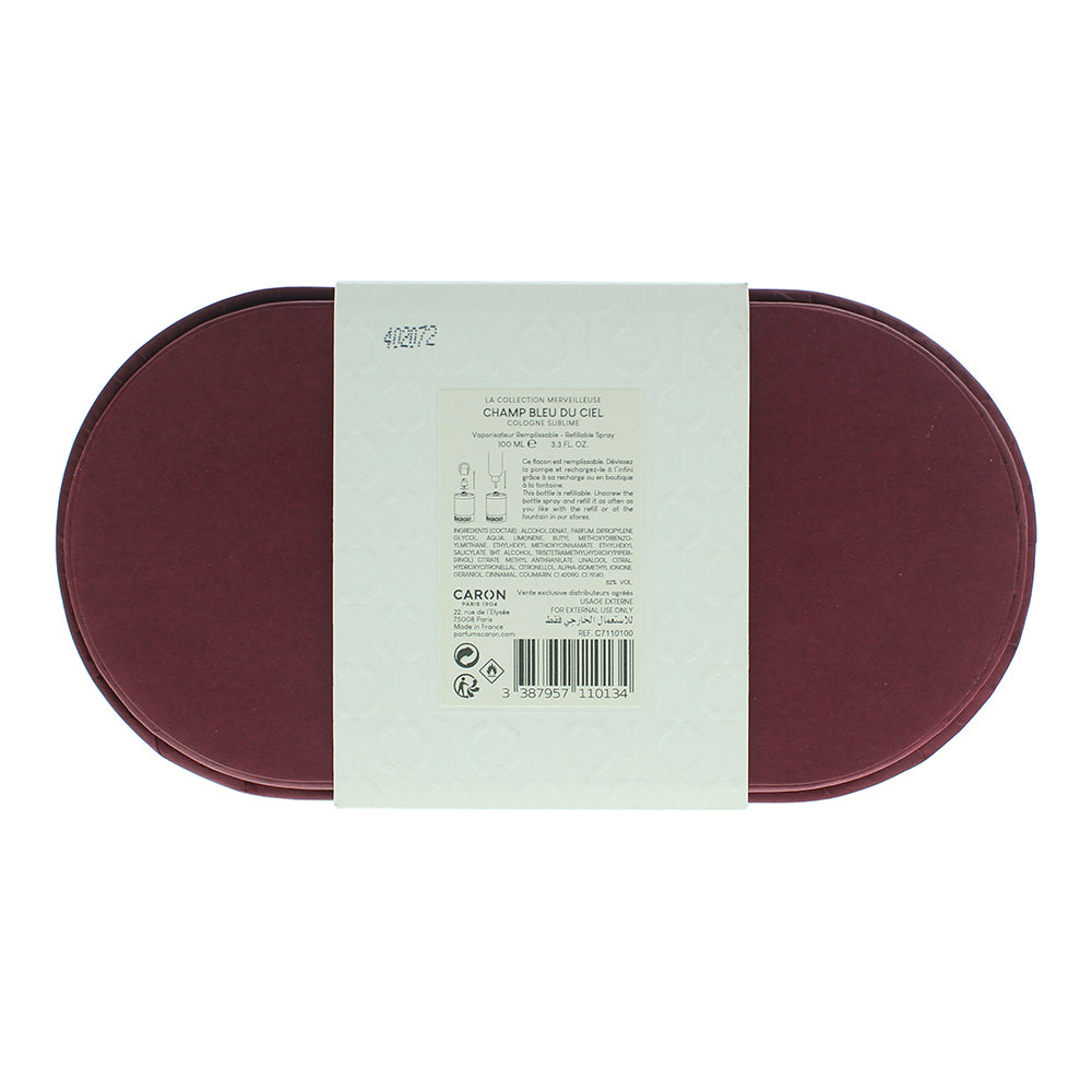 Caron Champ Bleu Du Ciel Eau De Cologne 100ml