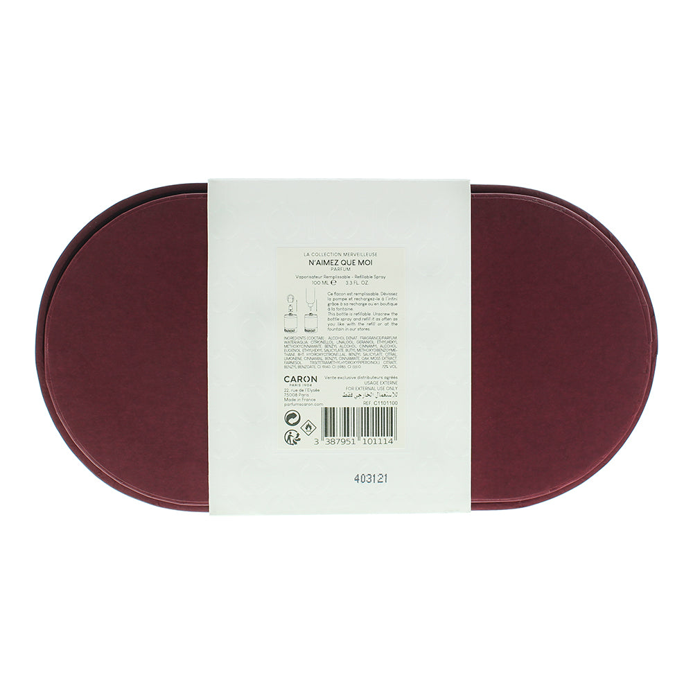 Caron N'aimez Que Moi Refillable Parfum 100ml - Ingredients