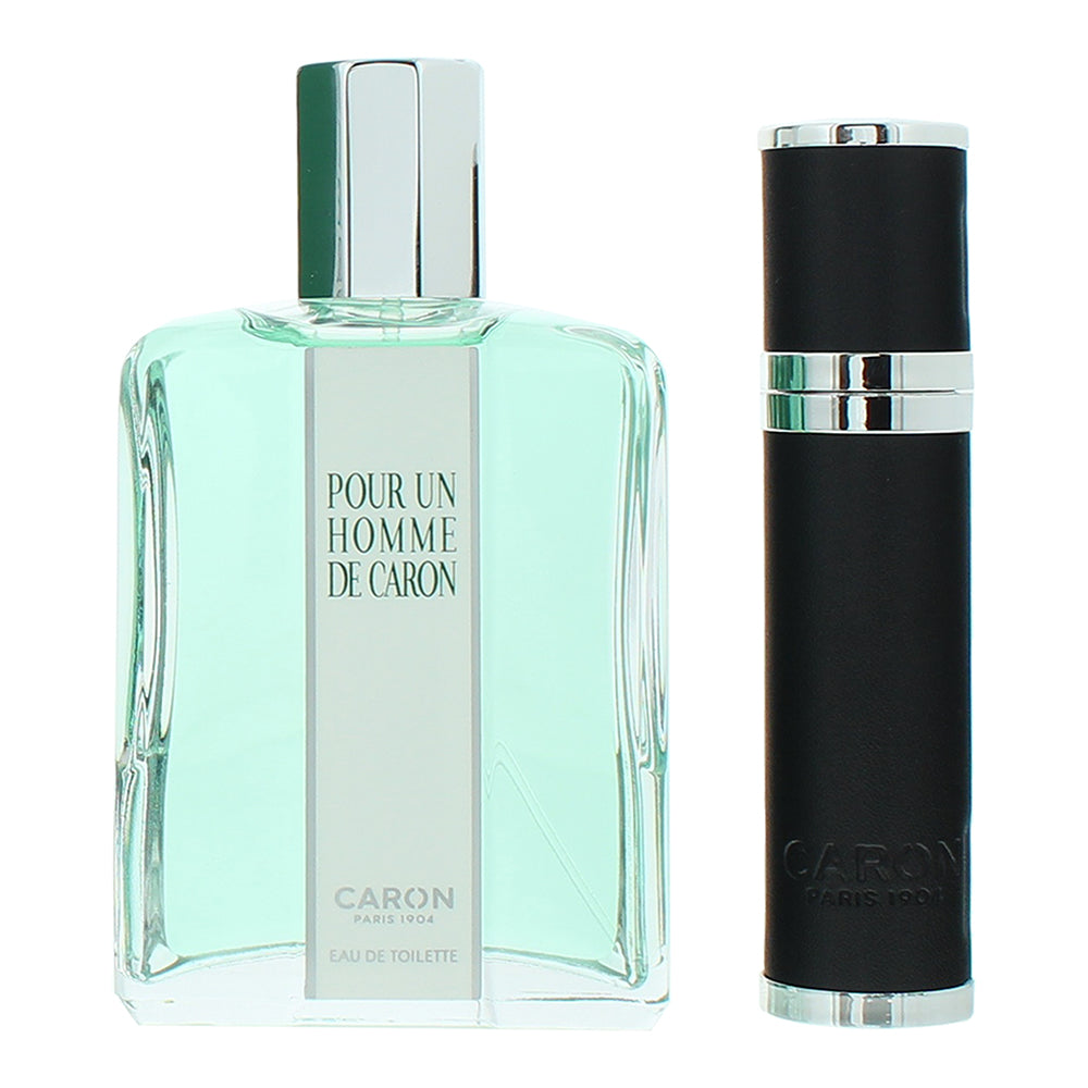 Caron Pour Un Homme 2 Piece Gift Set: Eau de Toilette 125ml - Eau de Toilette 10 - Product