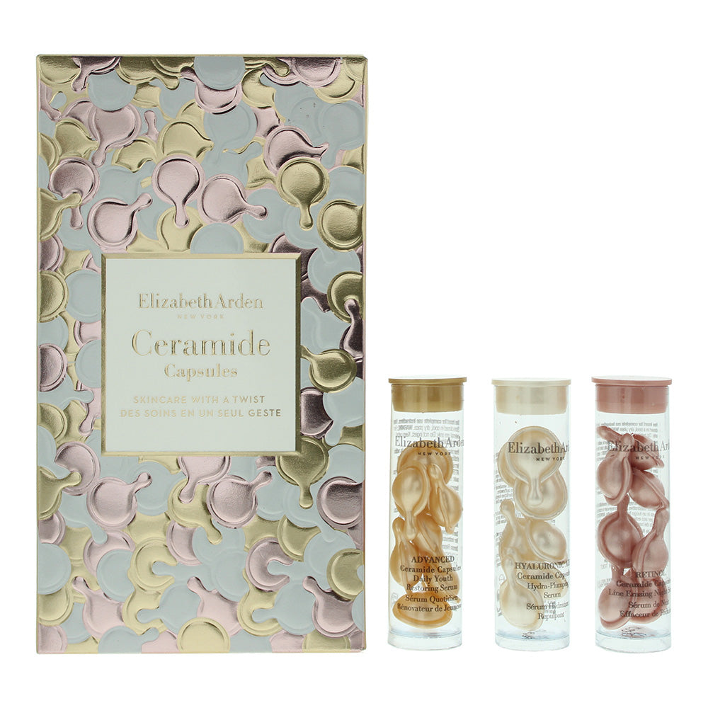 Elizabeth Arden Ceramide Capsules - Advanced 3.2ml, Hyaluronic Acid 3.2ml, Retinol 3.2ml Capsules Trial Set