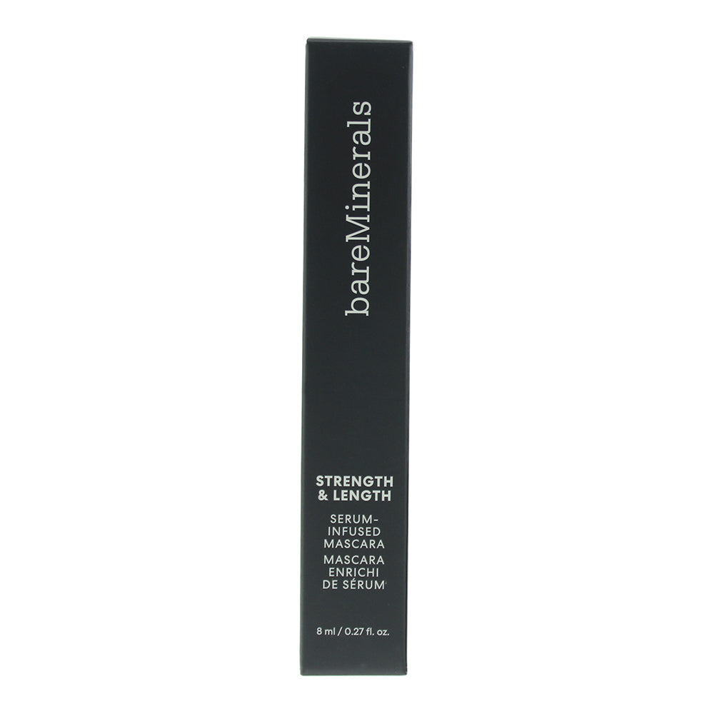 Bare Minerals Strength & Length Serum-Infused Extreme Black Mascara 8ml - Box
