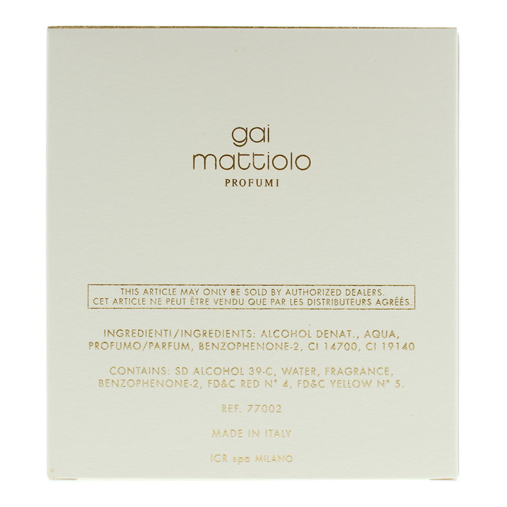 Gai Mattiolo Eau de Toilette 50ml - Ingredients