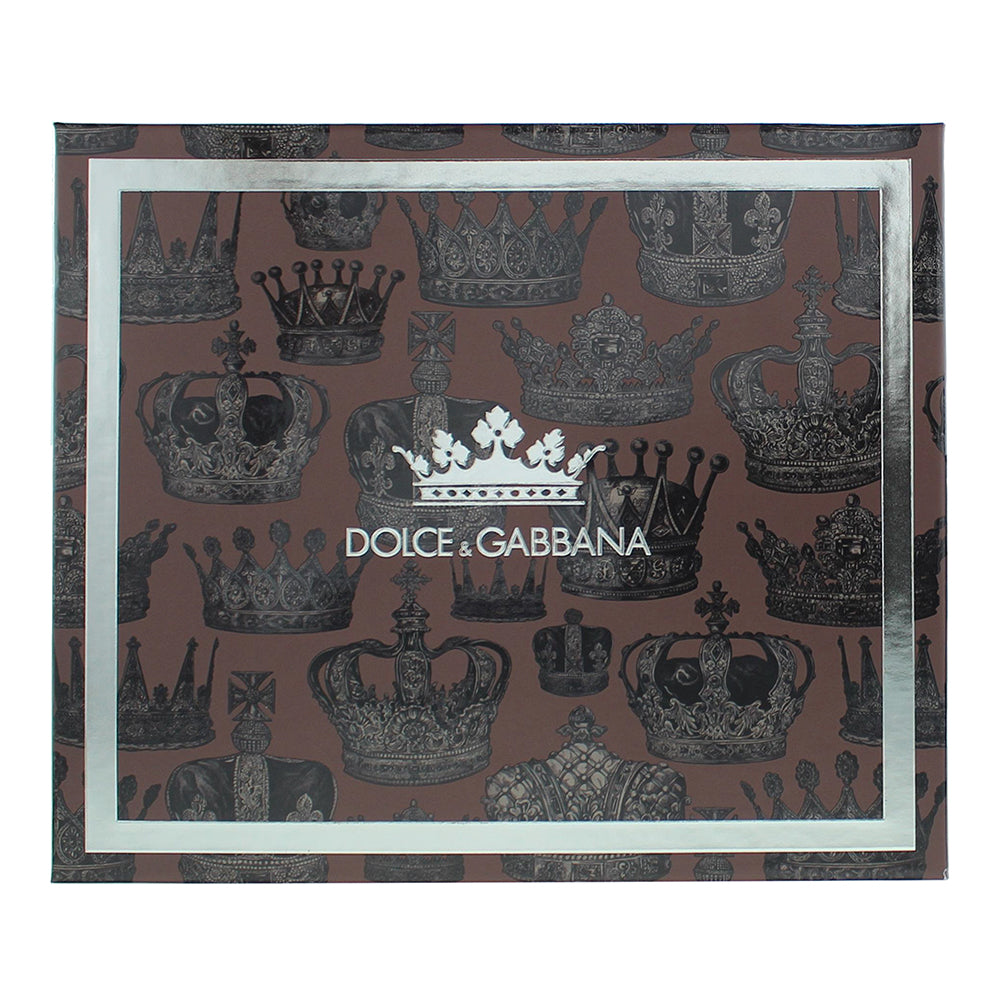 Dolce & Gabbana K 3 Piece Gift Set: Eau de Parfum 100ml - Aftershave Balm 50ml - - Box