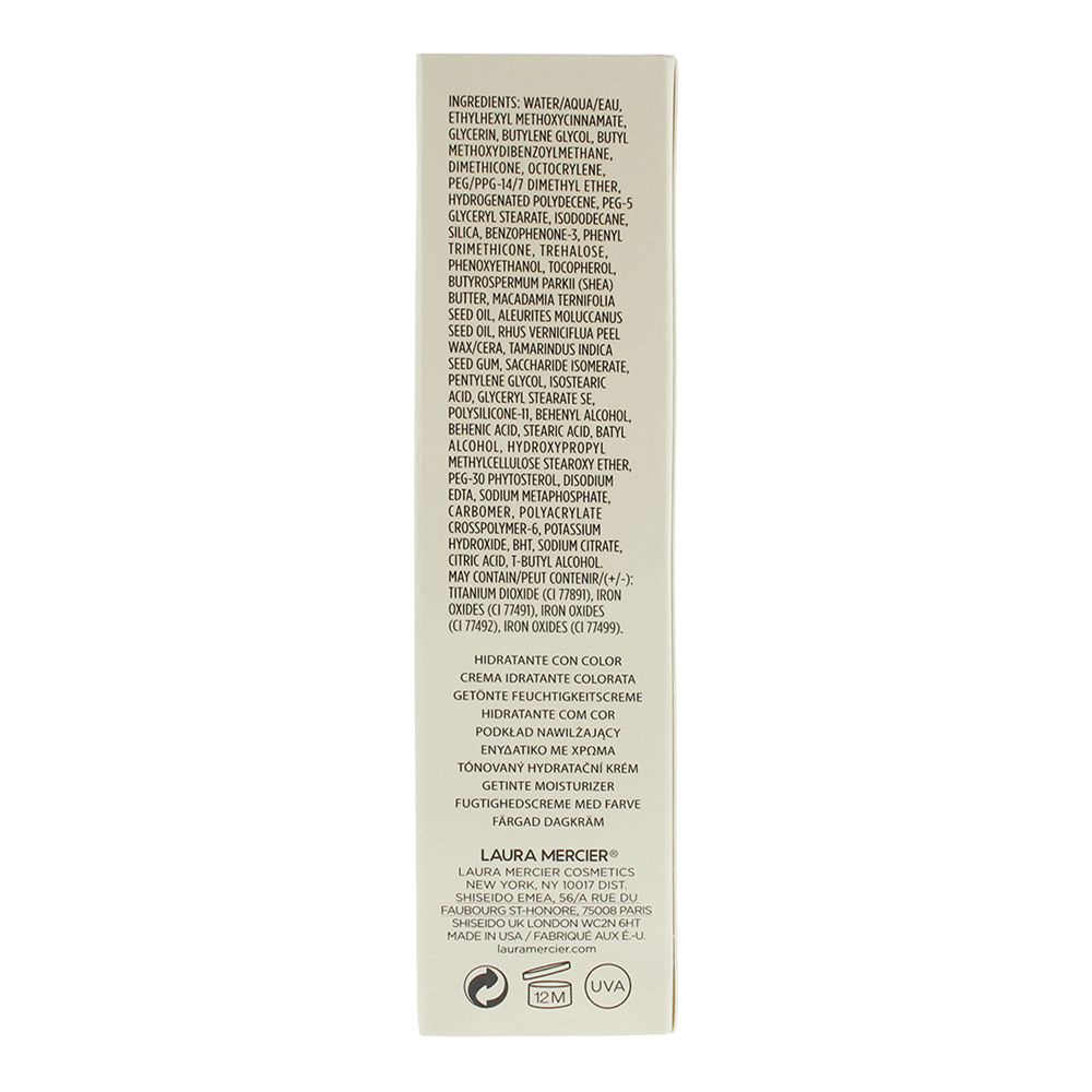 Laura Mercier Natural Skin Perfector 1W1 Porcelain Tinted Moisturizer 25ml - Ingredients