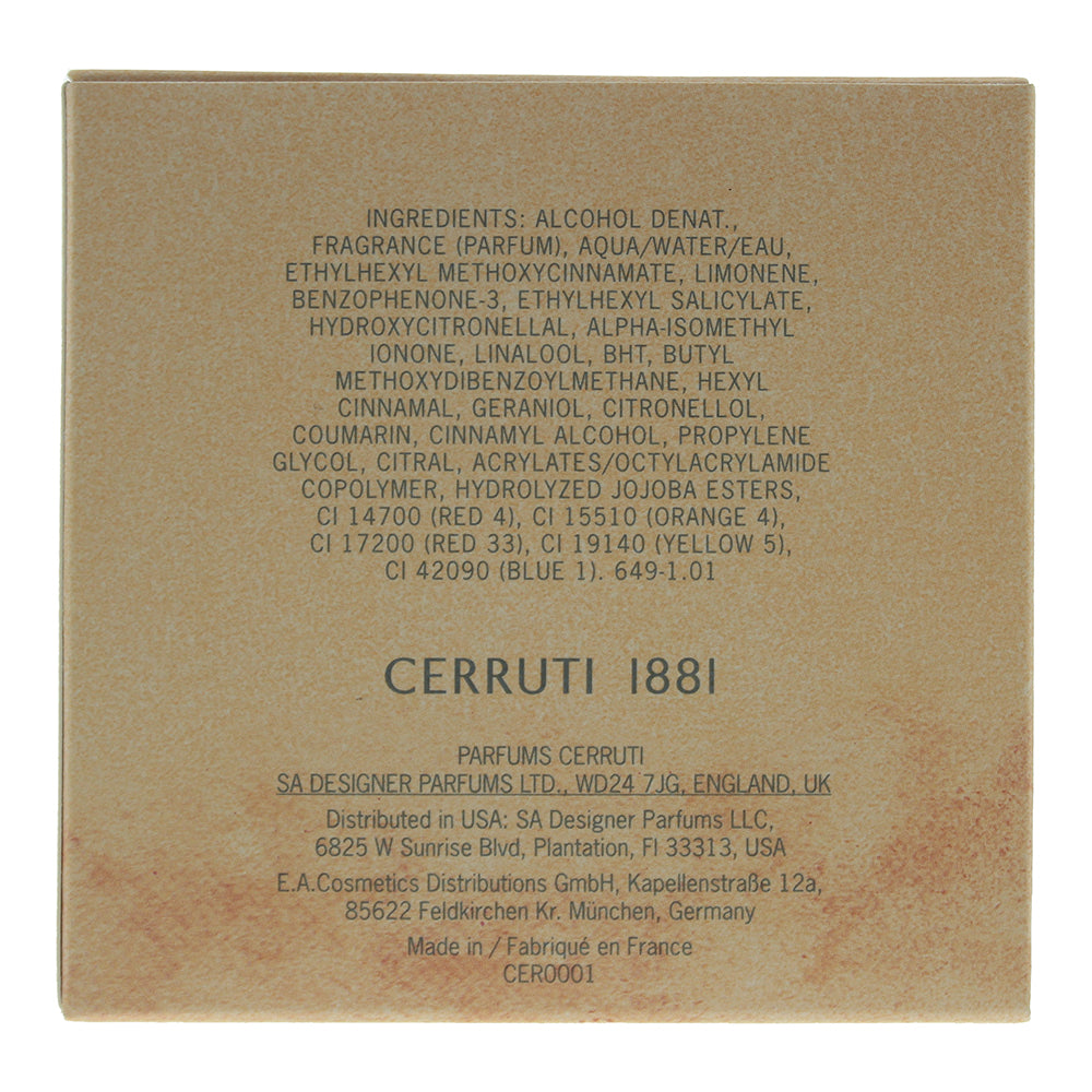 Cerruti 1881 Pour Femme Eau de Toilette 50ml
