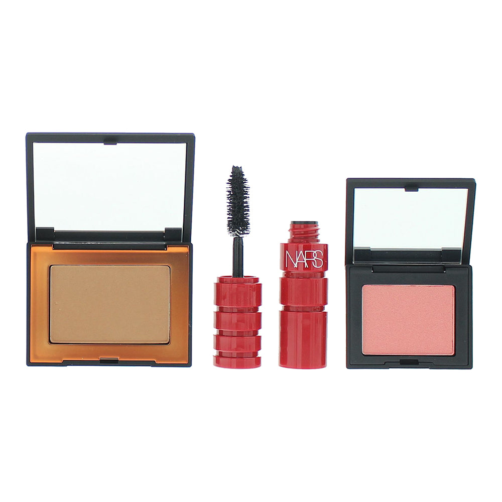 NARS Some Like It Hot 3 Piece Gift Set: Laguna Bronzing Powder 3.3g - Orgasm Blush 2.5g - Mascara 2.5g - Product
