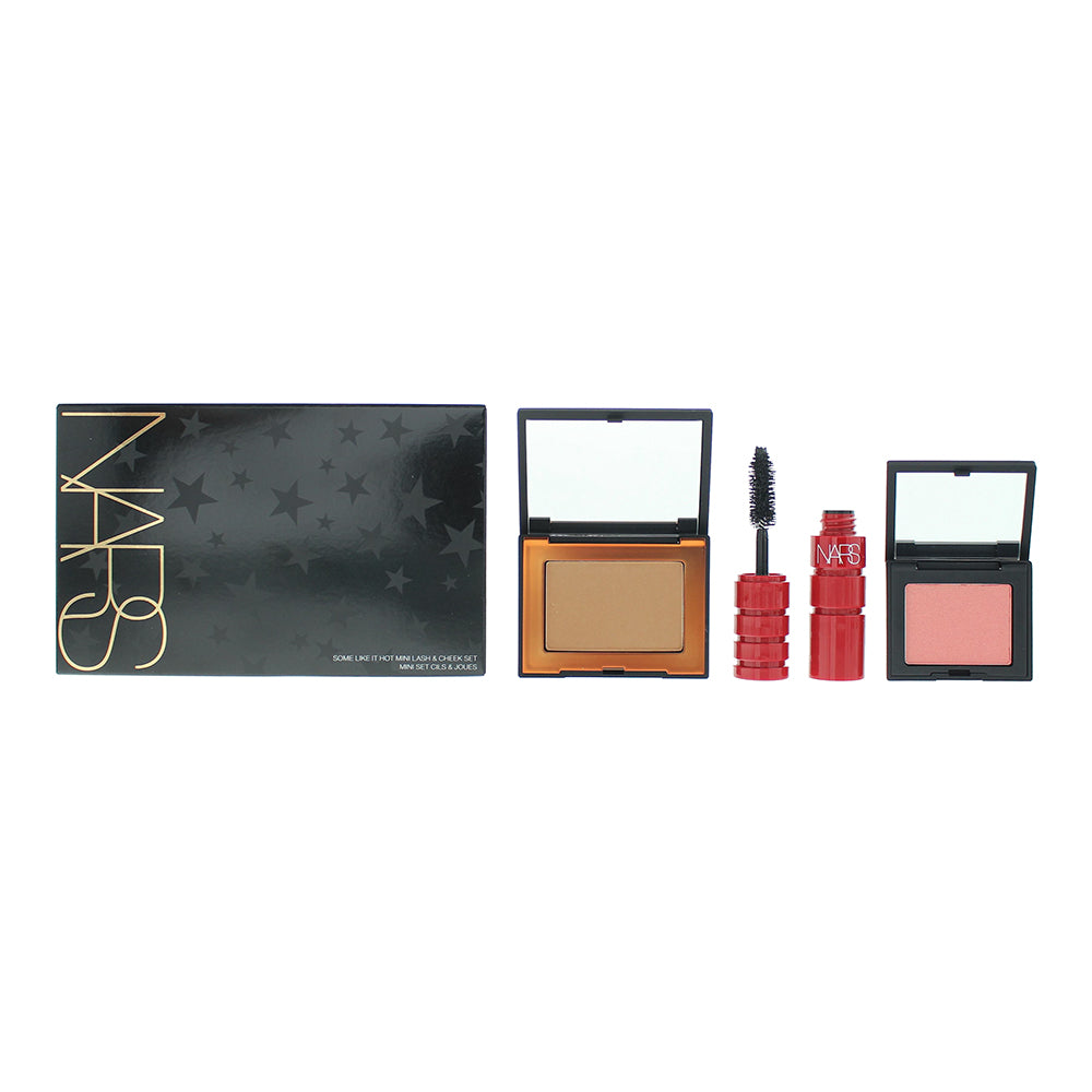 NARS Some Like It Hot 3 Piece Gift Set: Laguna Bronzing Powder 3.3g - Orgasm Blush 2.5g - Mascara 2.5g