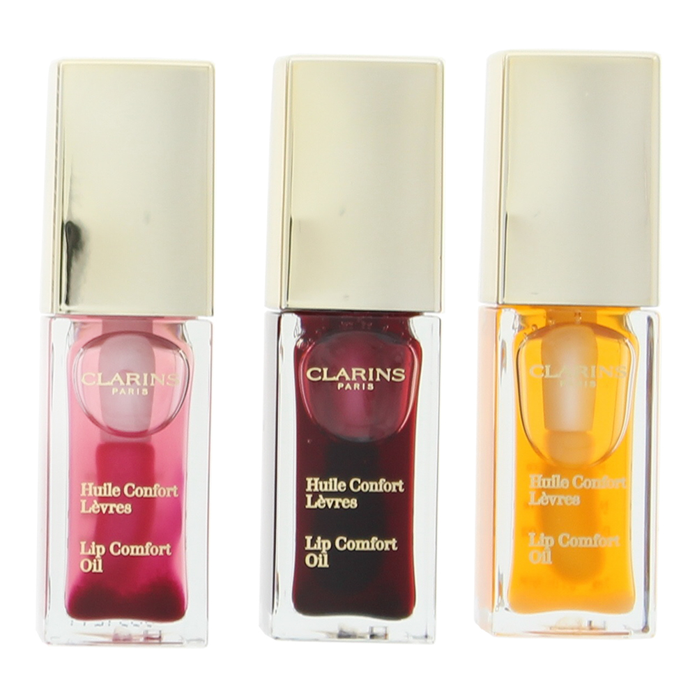 Clarins Instant Light Lip Confort Oil Trio 3 x 7ml - Product