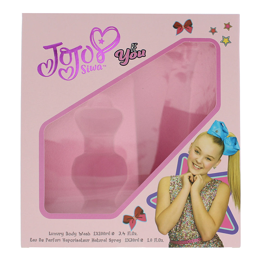Jojo Siwa Be You 2 Piece Gift Set: Eau de Parfum 30ml - Luxury Body Wash 100ml - Box