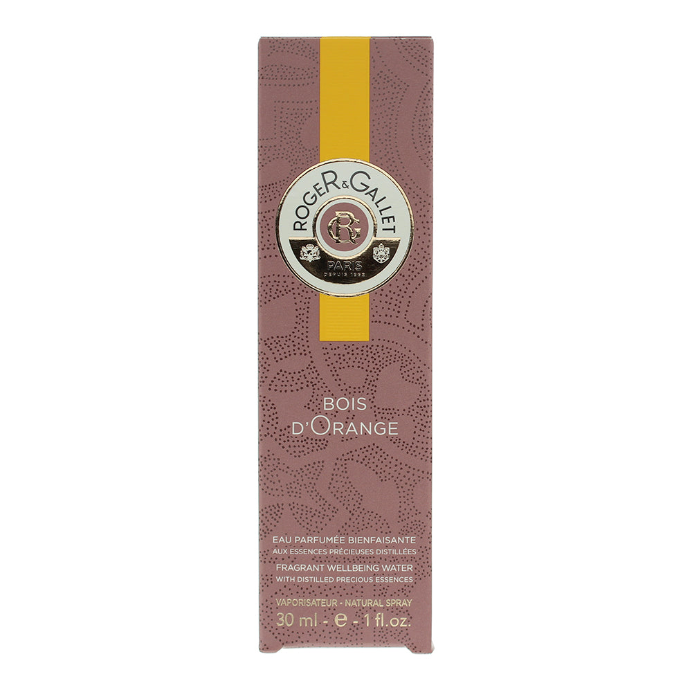 Roger & Gallet Bois D'orange Fragrant Wellbeing Water 30ml - Box
