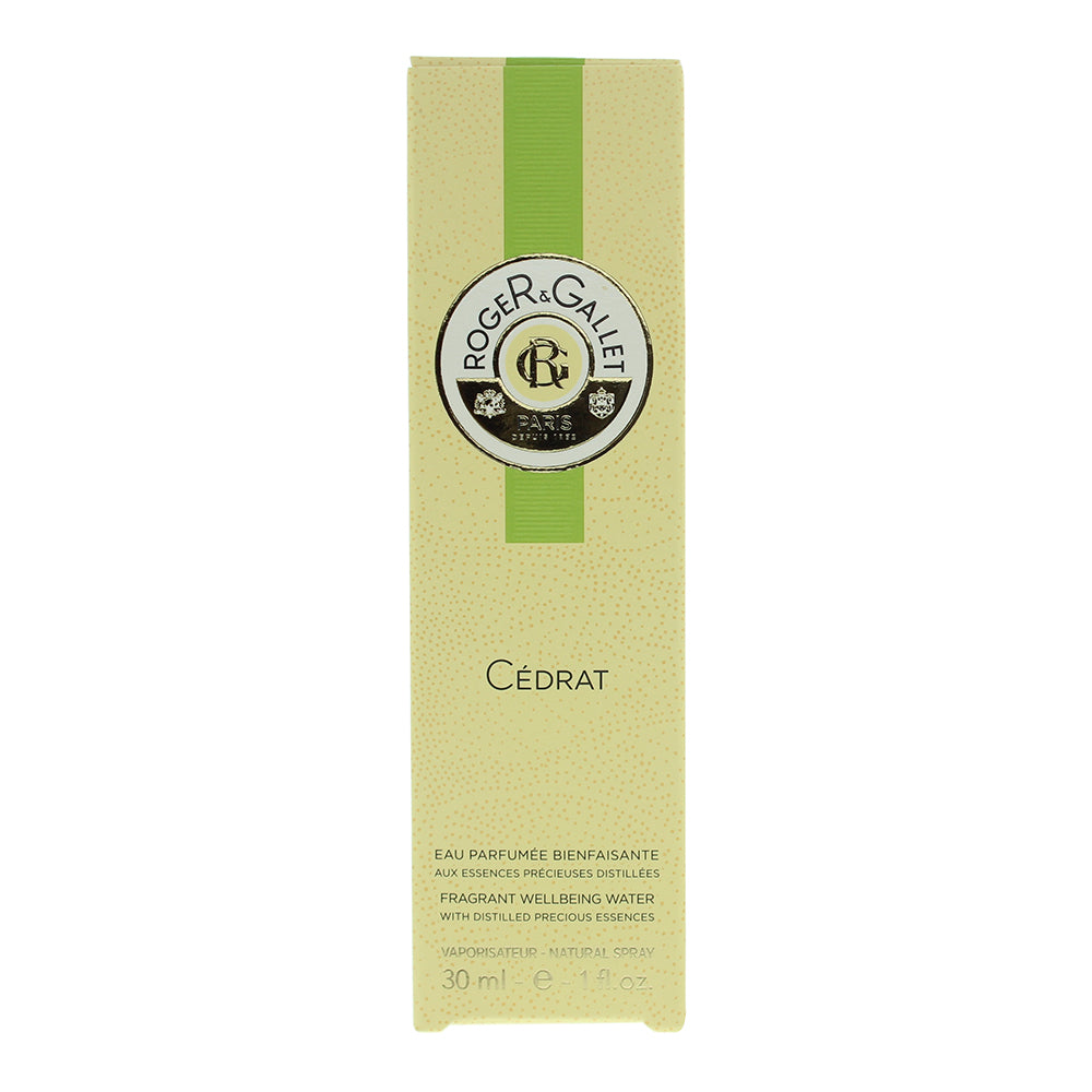 Roger & Gallet Cedrat Fragrant Wellbeing Water 30ml - Box