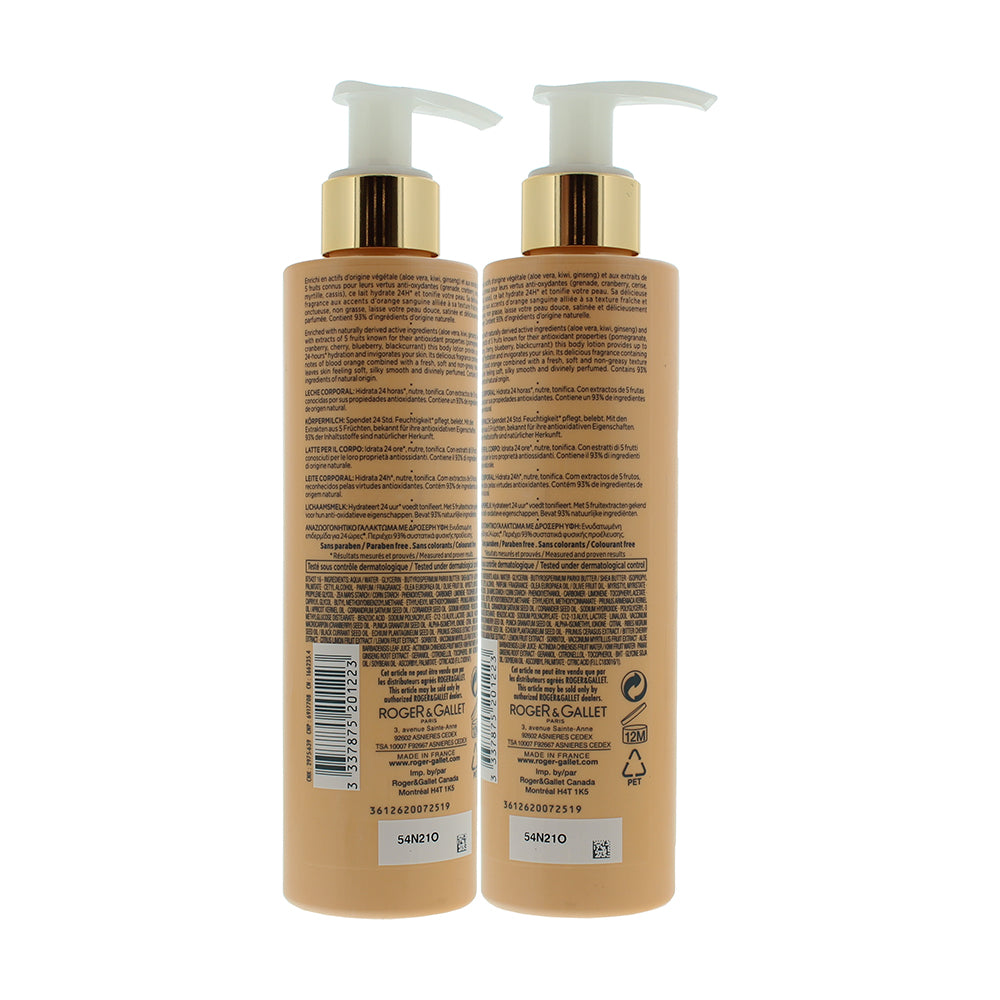 Roger & Gallet Lait Des Biensfaits Body Lotion 200ml - Ingredients