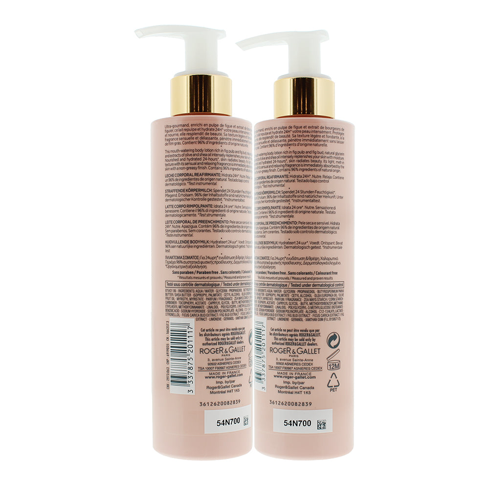 Roger & Gallet Fleur De Figuier Body Lotion 200ml - Ingredients