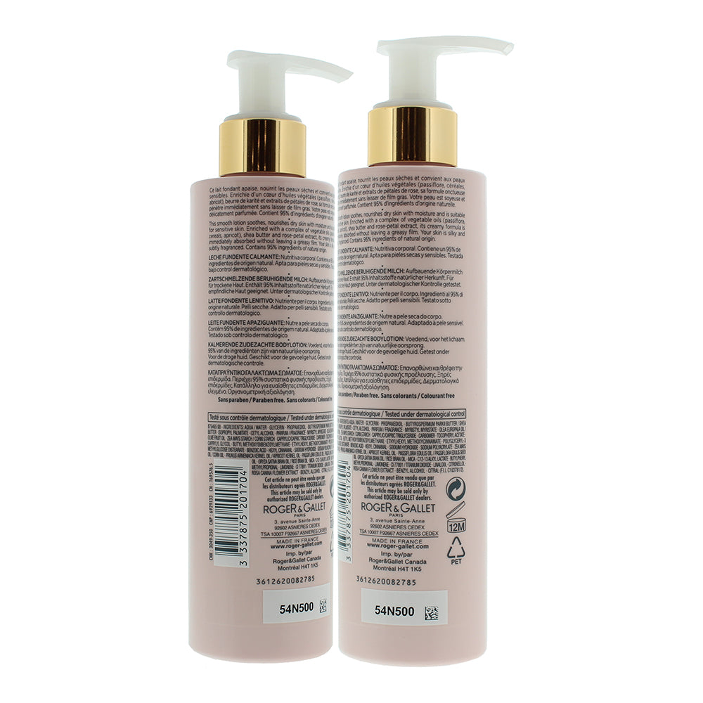 Roger & Gallet Rose Body Lotion 200ml - Ingredients