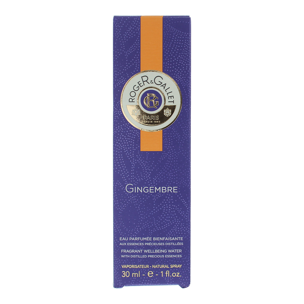 Roger & Gallet Gingembre Fragrant Wellbeing Water 30ml - Box