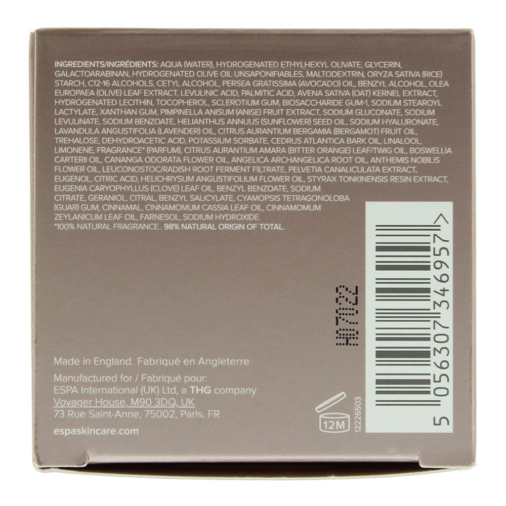 Espa Tri-Active Lift & Firm Moisturiser 55ml - Ingredients
