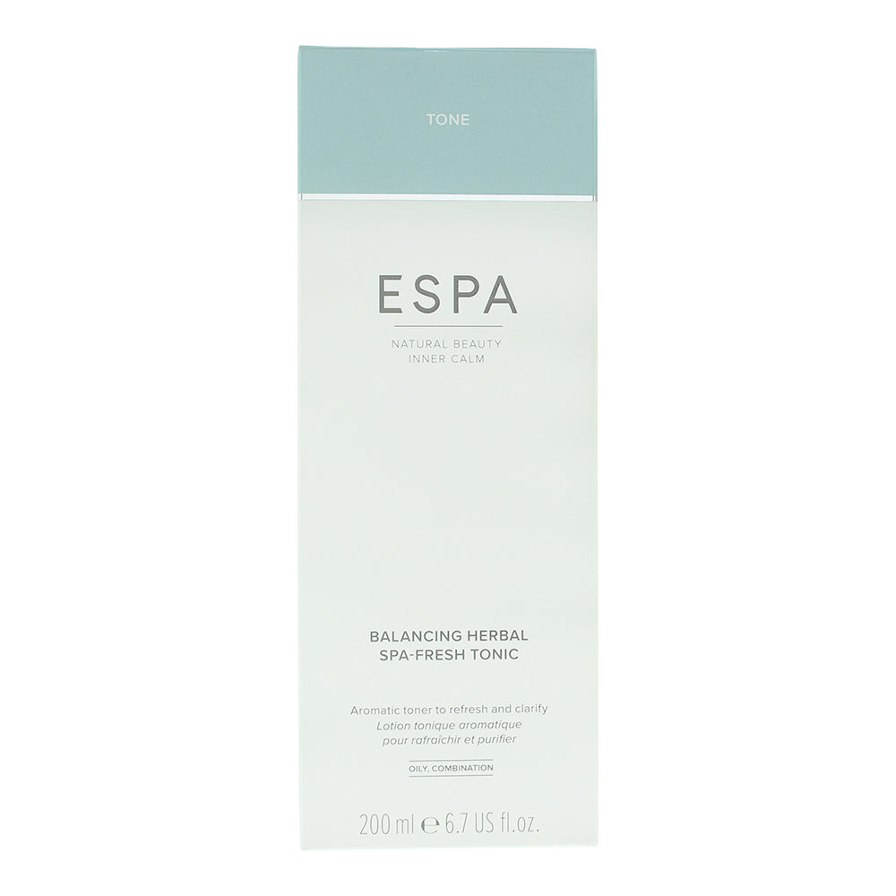 Espa Balancing Herbal Spa-Fresh Tonic 200ml Oily, Combination Skin - Box