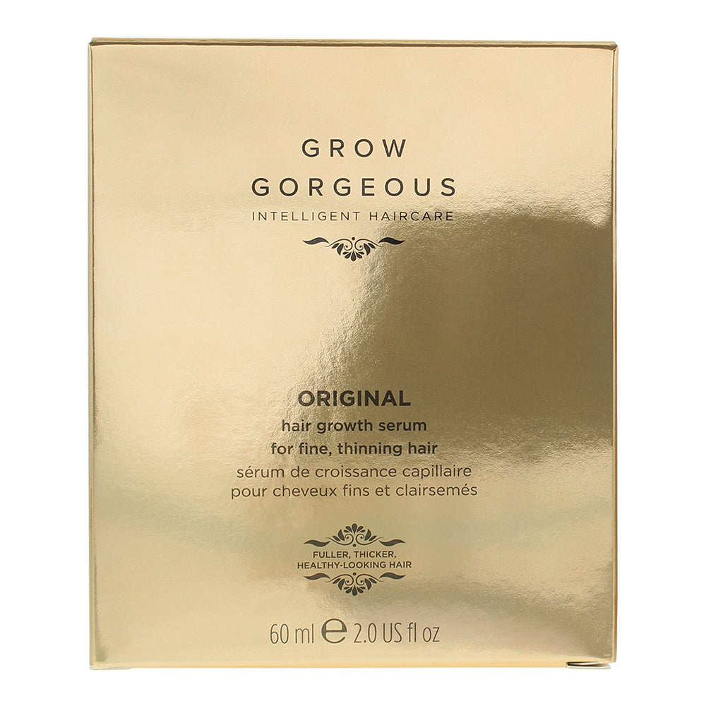 Grow Gorgeous Original Growth Hair Serum 60ml For Fine, Thinning Hair - Box