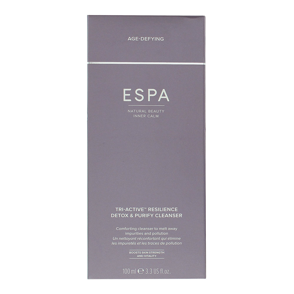 Espa Tri-Active Resilience Detox & Purify Cleanser 100ml - Box