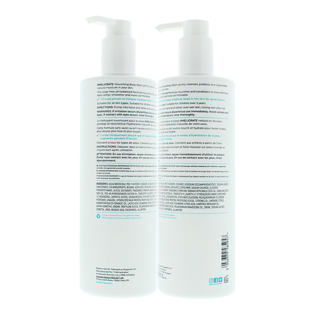 Ameliorate Nourishing Body Wash 500ml