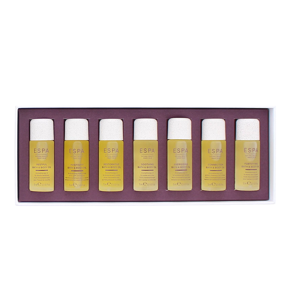 Espa Signature Blends Aromatherapy Collection Bath & Body Oil 7 x 15ml - Product