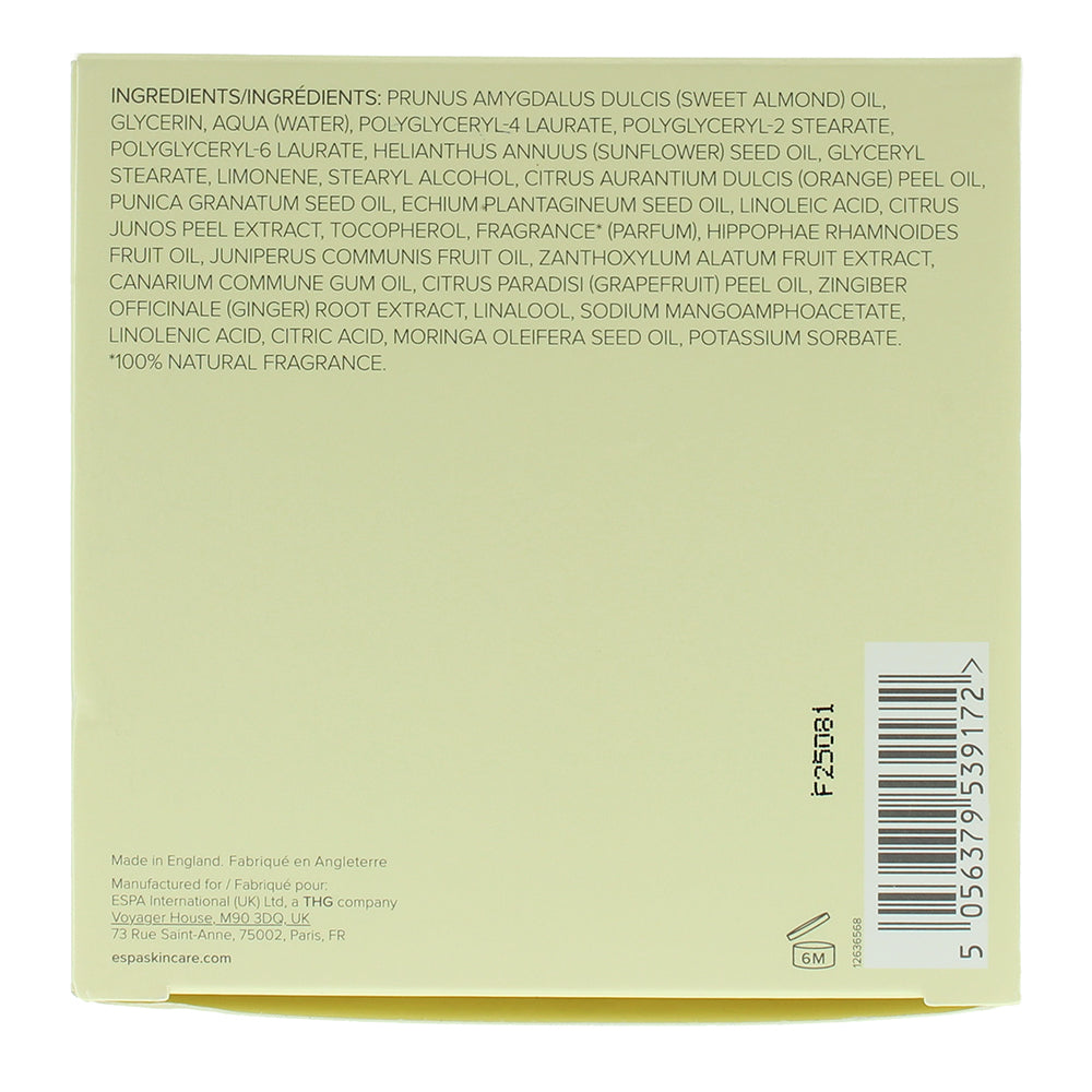 Espa Yuzu & Ginger Cleansing Sorbet 100ml All Skin Types