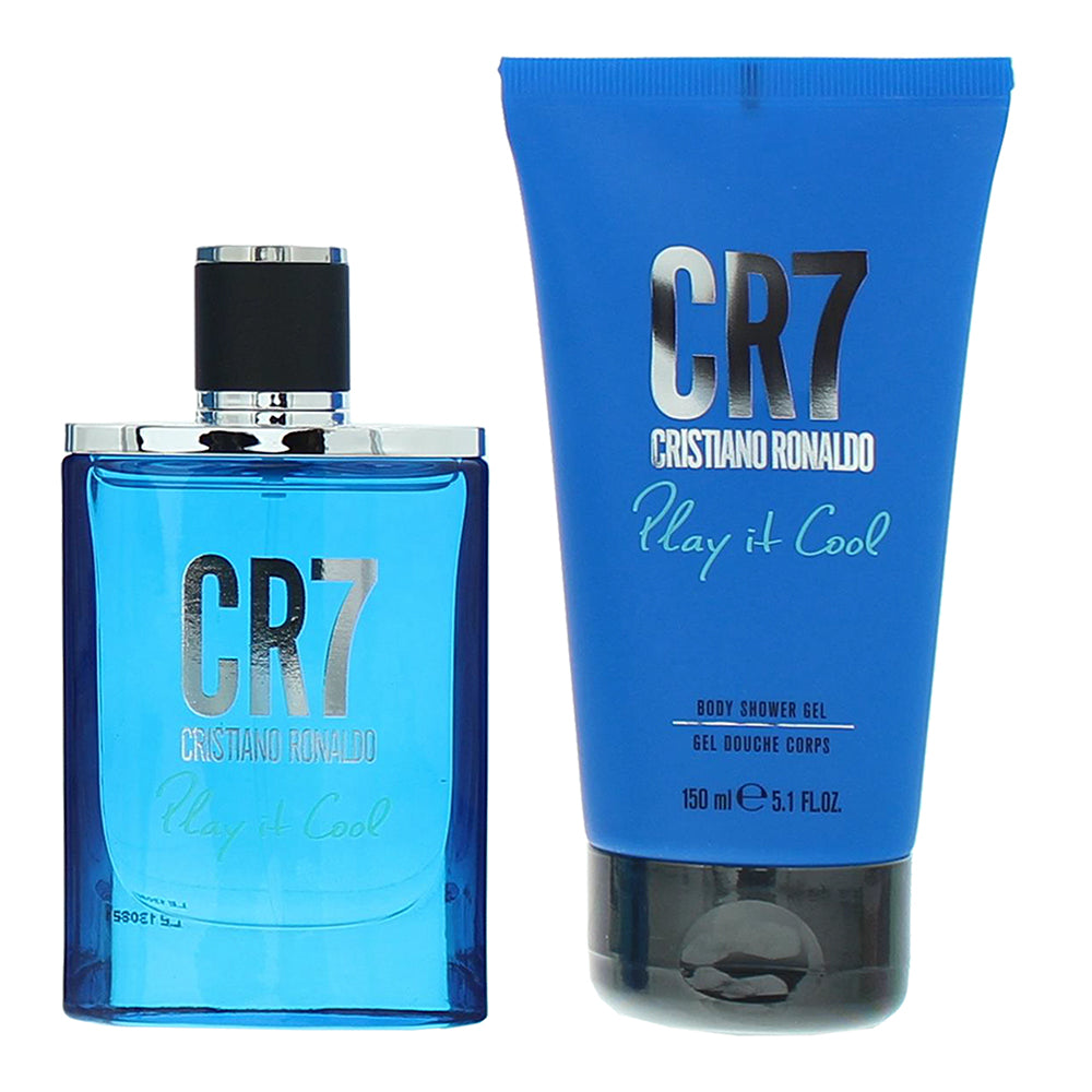 Cristiano Ronaldo Play It Cool 2 Piece Gift Set: Eau de Toilette 50ml - Shower G - Product