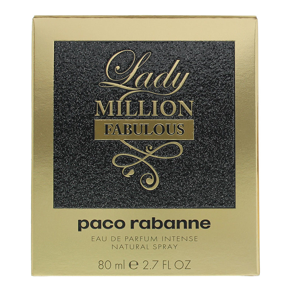 Paco Rabanne Lady Million Fabulous Eau de Parfum 80ml - Box