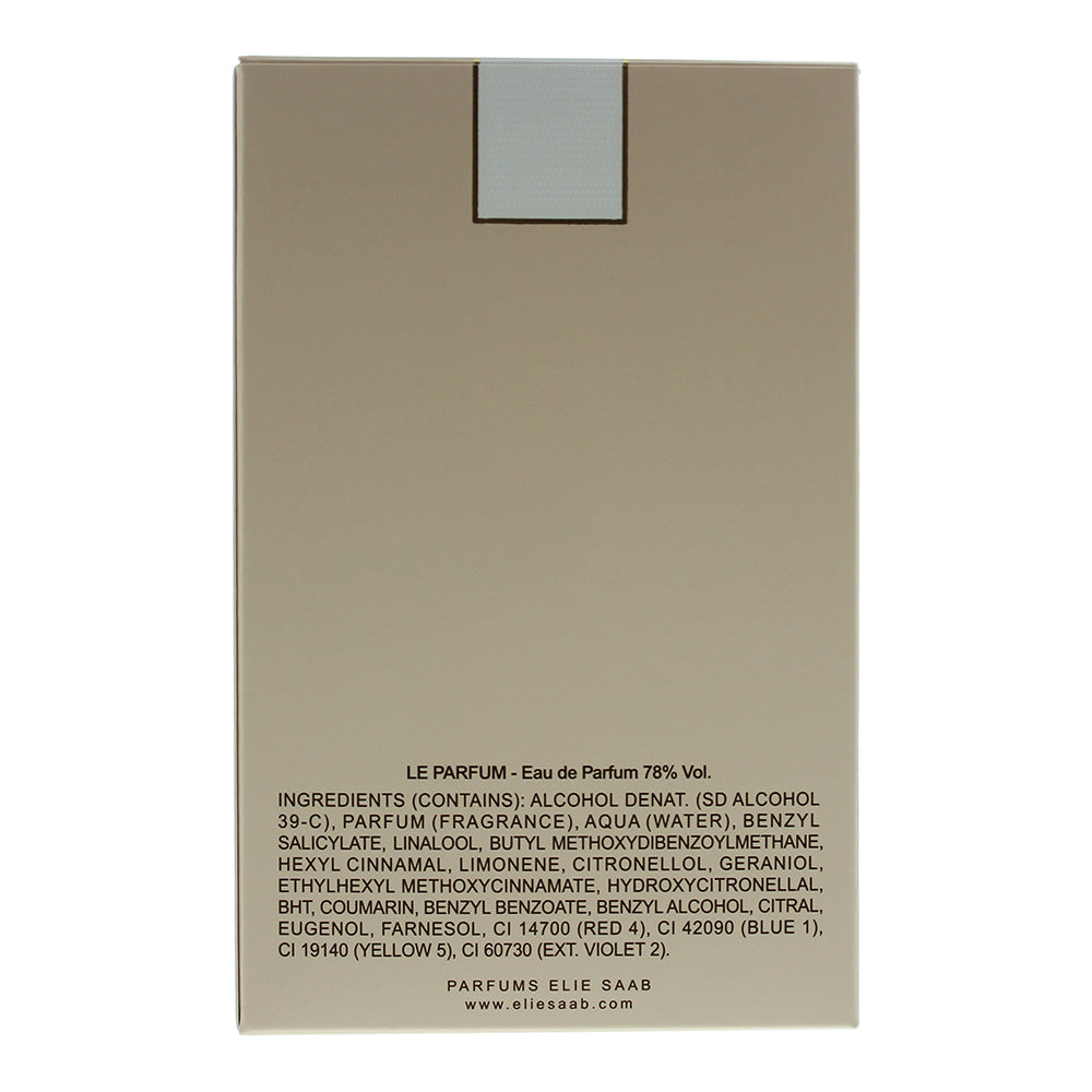 Elie Saab Le Parfum Eau de Parfum 90ml - Ingredients