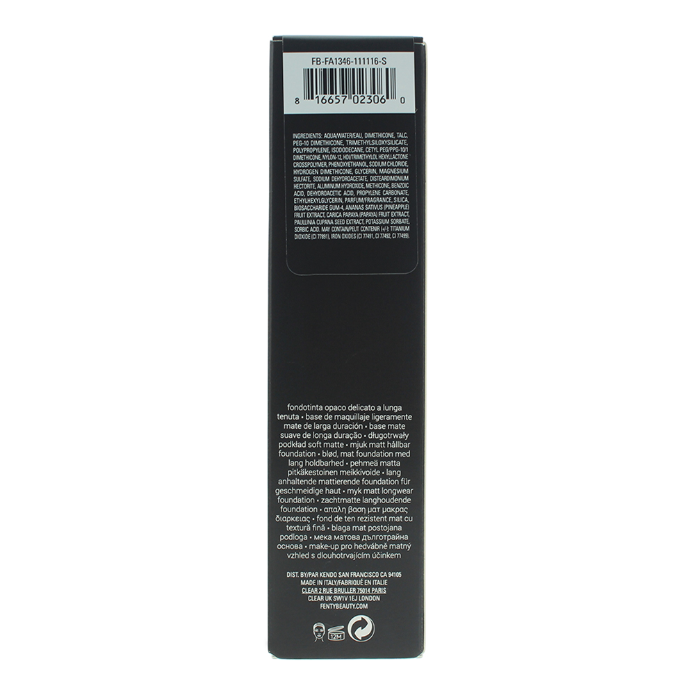 Fenty Beauty Pro Filter Soft Matte Longwear 340 Medium With Warm Bronze Underton - Ingredients