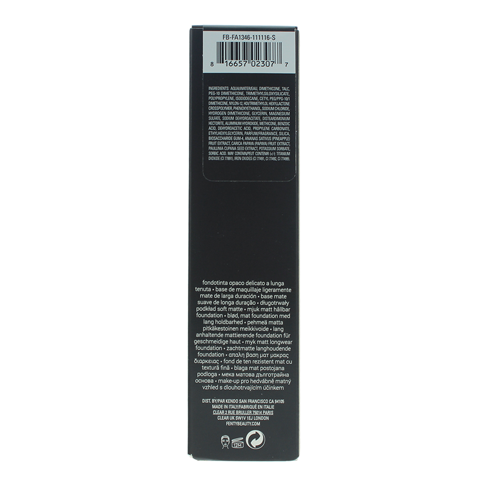Fenty Beauty Pro Filter Soft Matte Longwear 360 Medium Deep With Neutral Underto - Ingredients