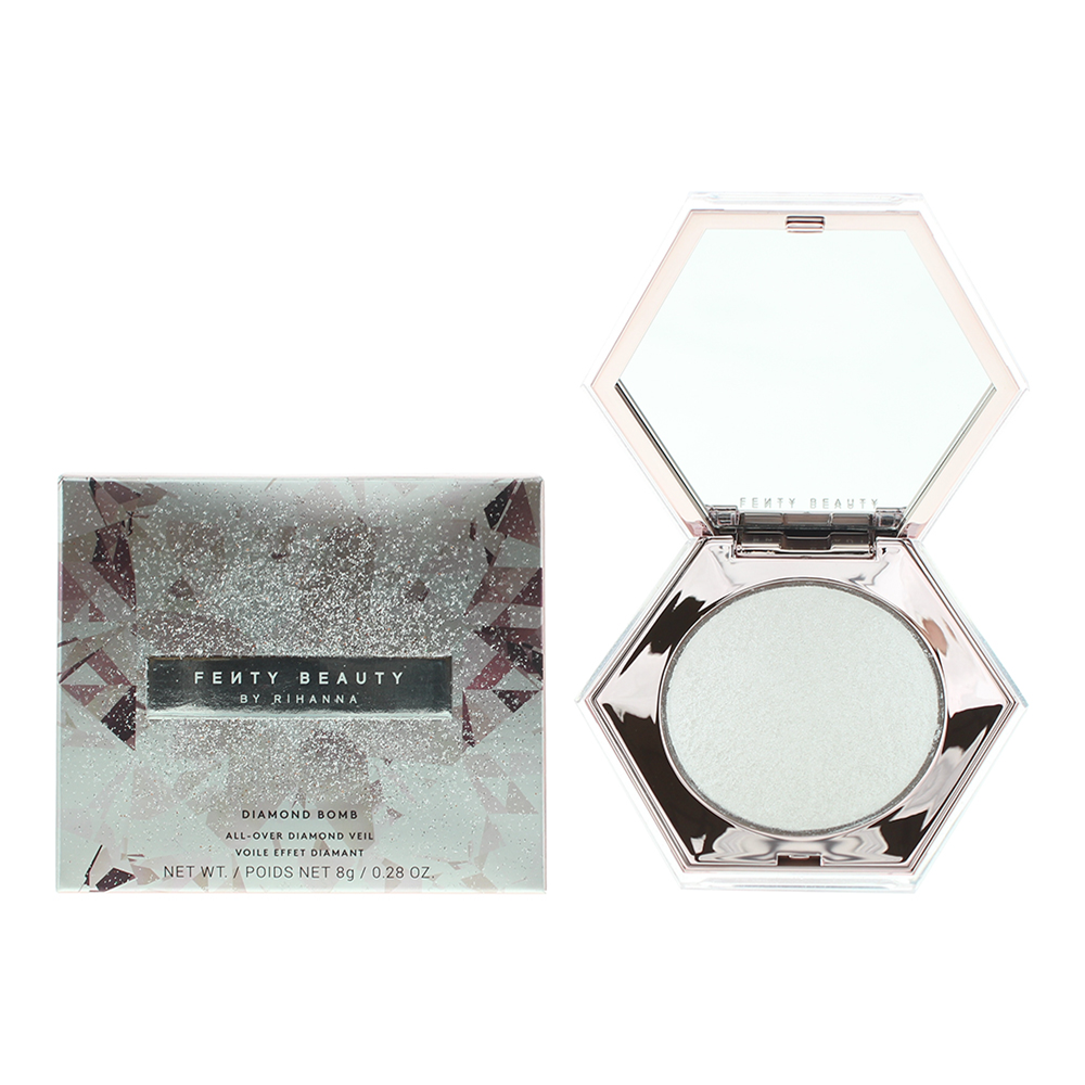 Fenty Beauty Diamond Bomb All-Over Diamond Veil How Many Carats? Highlighter 8g