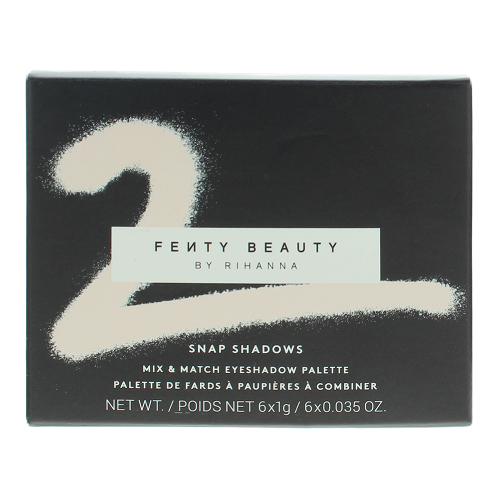 Fenty Beauty Snap Shadows Mix & Match 2 Cool Neutrals Eye Shadow Palette 6g - Box