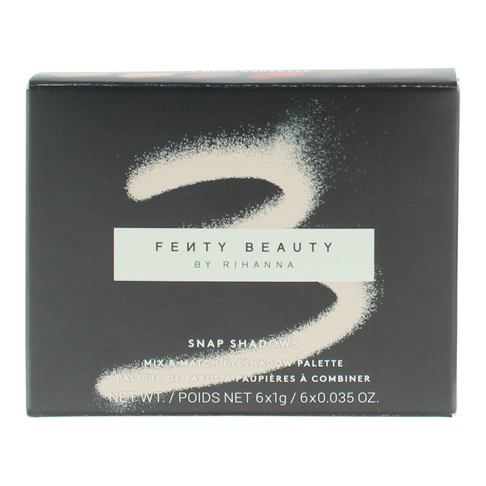 Fenty Beauty Snap Shadows Mix & Match 3 Deep Neutrals Eye Shadow Palette 6g - Box