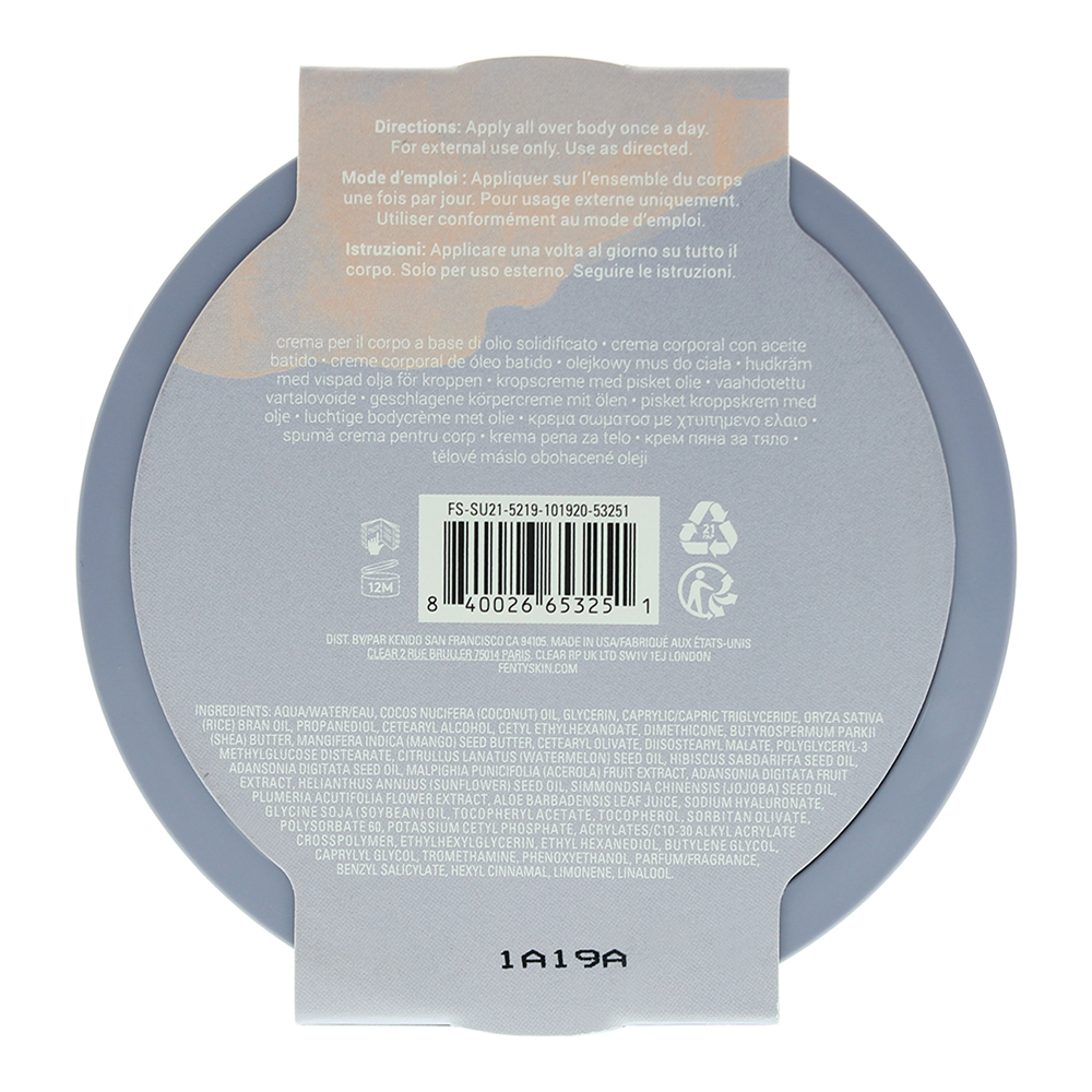 Fenty Beauty Fenty Skin Butta Drop Whipped Oil Body Cream 200ml - Ingredients