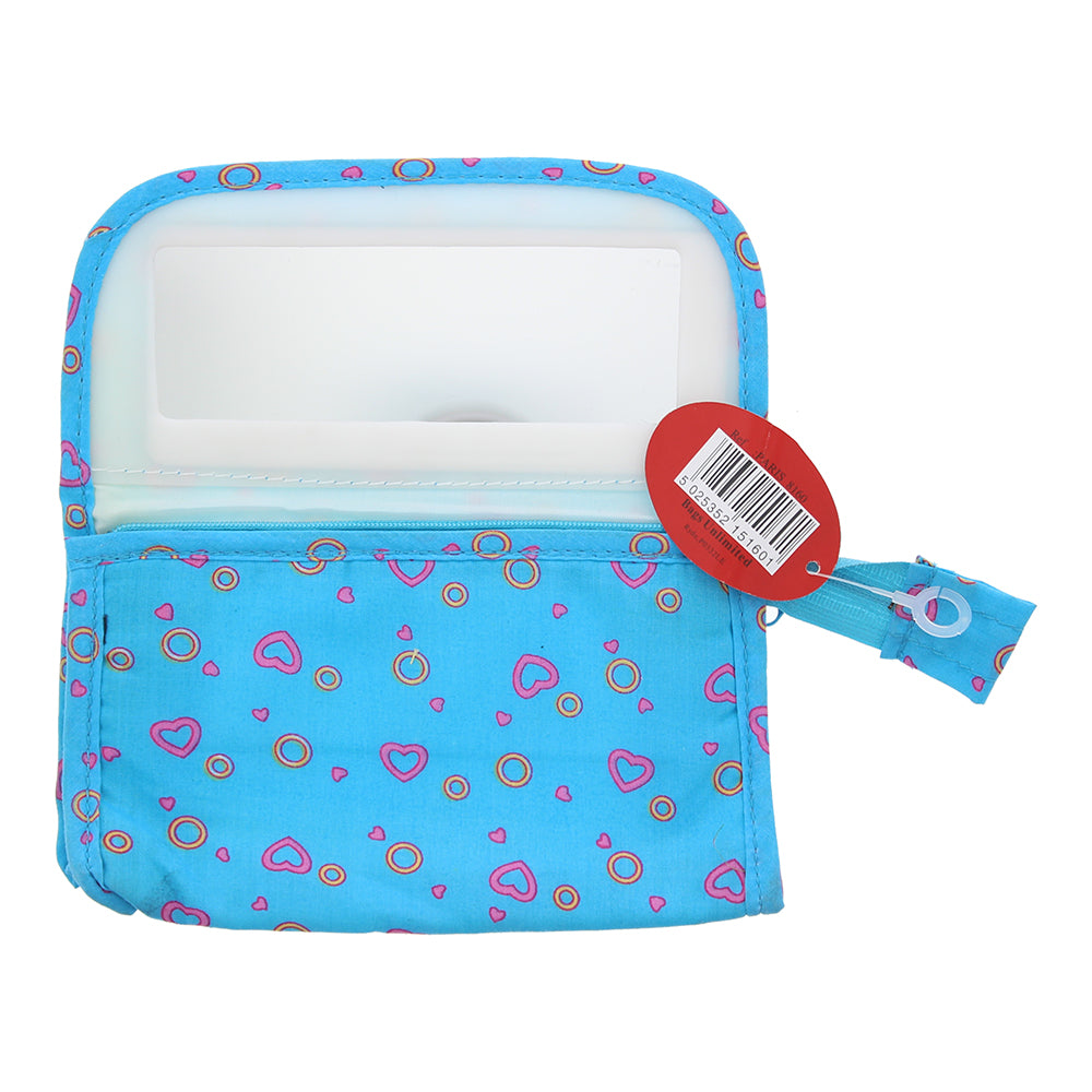 Bags Unlimited Paris Blue Mirror Cosmetic Bag  - Product