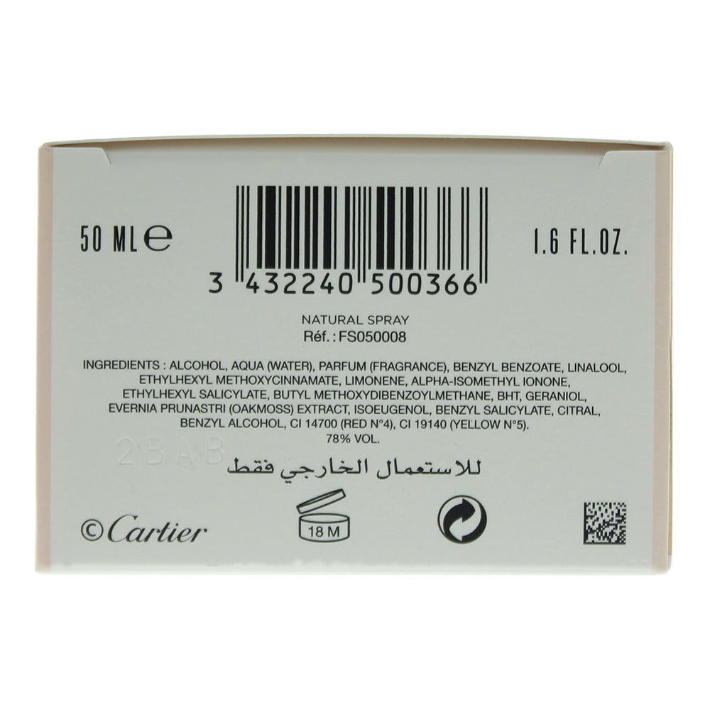 Cartier La Panthère Eau De Toilette 50ml