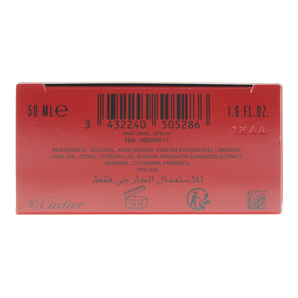 Cartier Declaration Haute Fraicheur Eau De Toilette 50ml