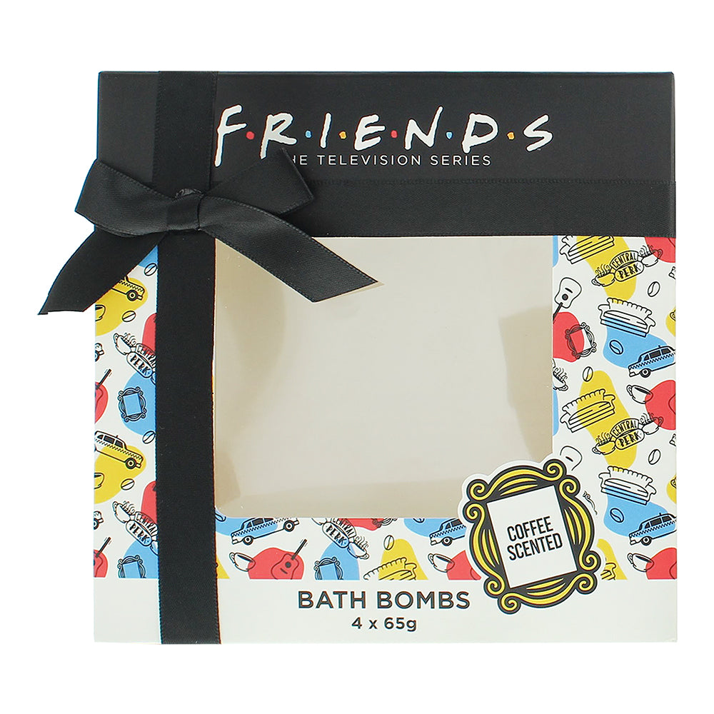 Warner Bros Friends Coffe Scented Bath Fizzy Bomb 4 x 65g - Box
