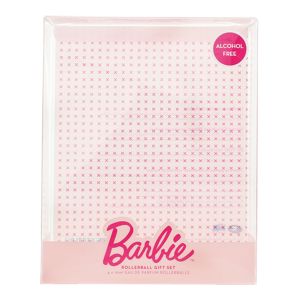 Disney Barbie Eau de Parfum Roller Ball 4 x 10ml - Box