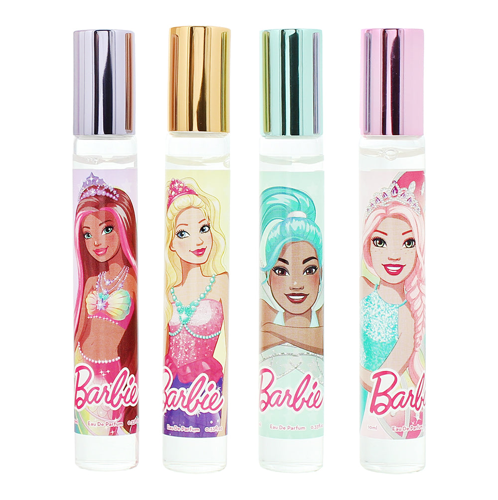 Disney Barbie Mermaid Eau de Parfum Roller Ball 4 x 10ml - Product