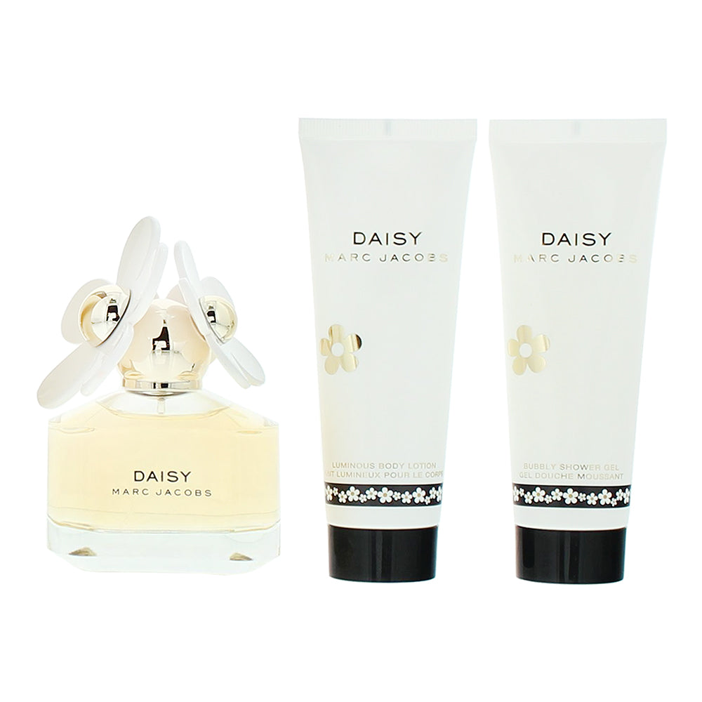 Marc Jacobs Daisy 3 Piece Gift Set: Eau de Toilette 50ml - Body Lotion 75ml - Sh - Product