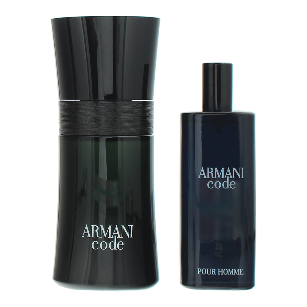 Giorgio Armani Code Pour Homme 2 Piece Gift Set: Eau de Toilette 50ml - Eau de T - Product