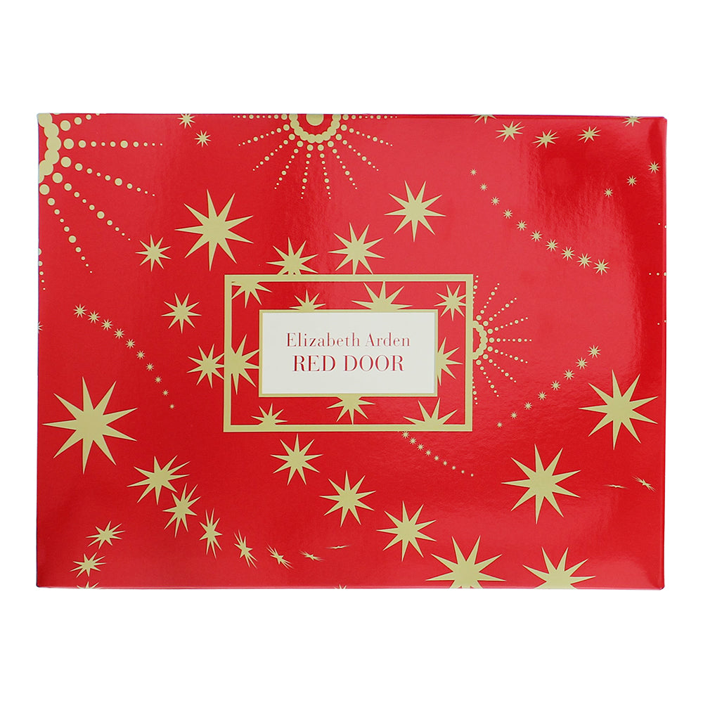 Elizabeth Arden Red Door 4 Piece Gift Set: Eau de Toilette 50ml - Parfum 5ml - B - Box