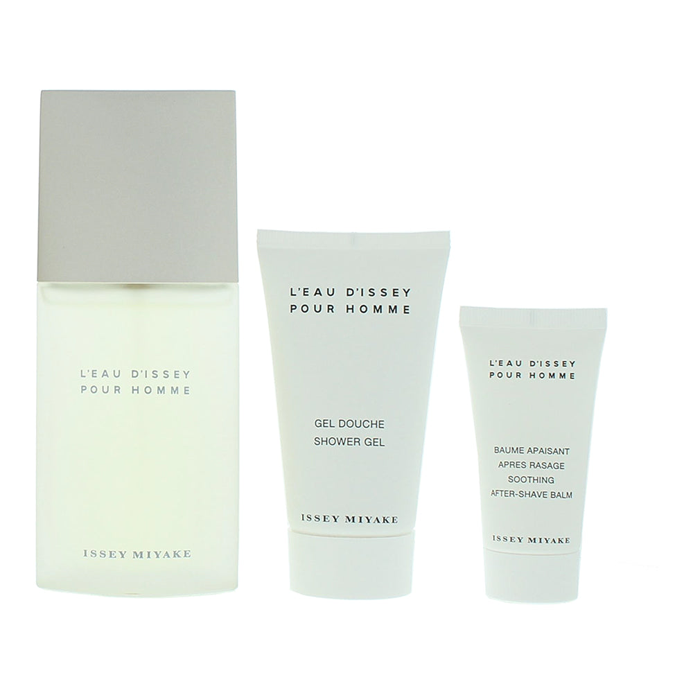 Issey Miyake L'eau D'issey Pour Homme 3 Piece Gift Set: Eau de Toilette 75ml - S - Product