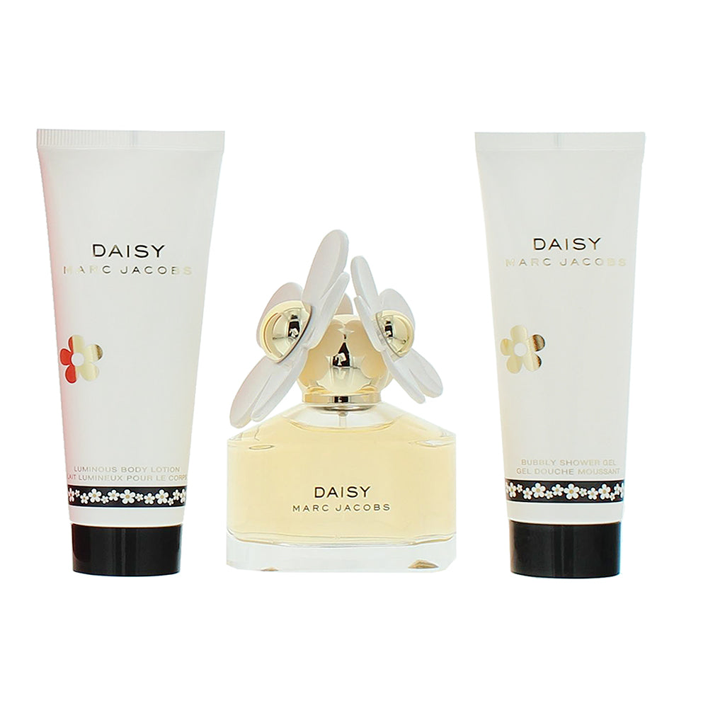 Marc Jacobs Daisy 3 Piece Gift Set: Eau de Toilette 50ml - Body Lotion 75ml - Sh - Product